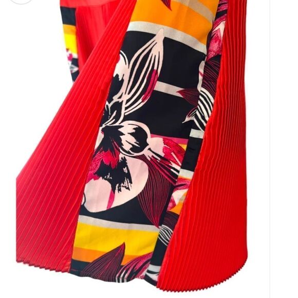 Roberto Cavalli Sport plisse pleat drawstring mini skirt Italy Sz XL NWT - Picture 3 of 12